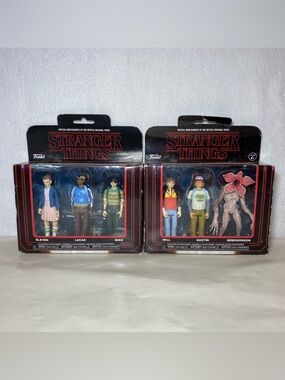Funko Stranger Things Mini Action Figures Set of 2 Eleven Mike Demogorgon NEW